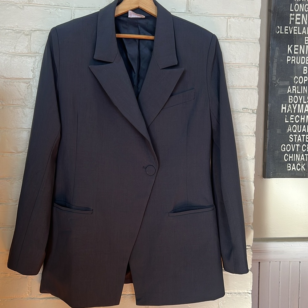 Bobbles & Lace Oversized Blazer